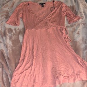 Pink mini dress